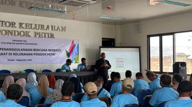 PLN Perkuat Kesiapsiagaan Bencana Warga Pondok Petir, Libatkan Perempuan sebagai Penggerak